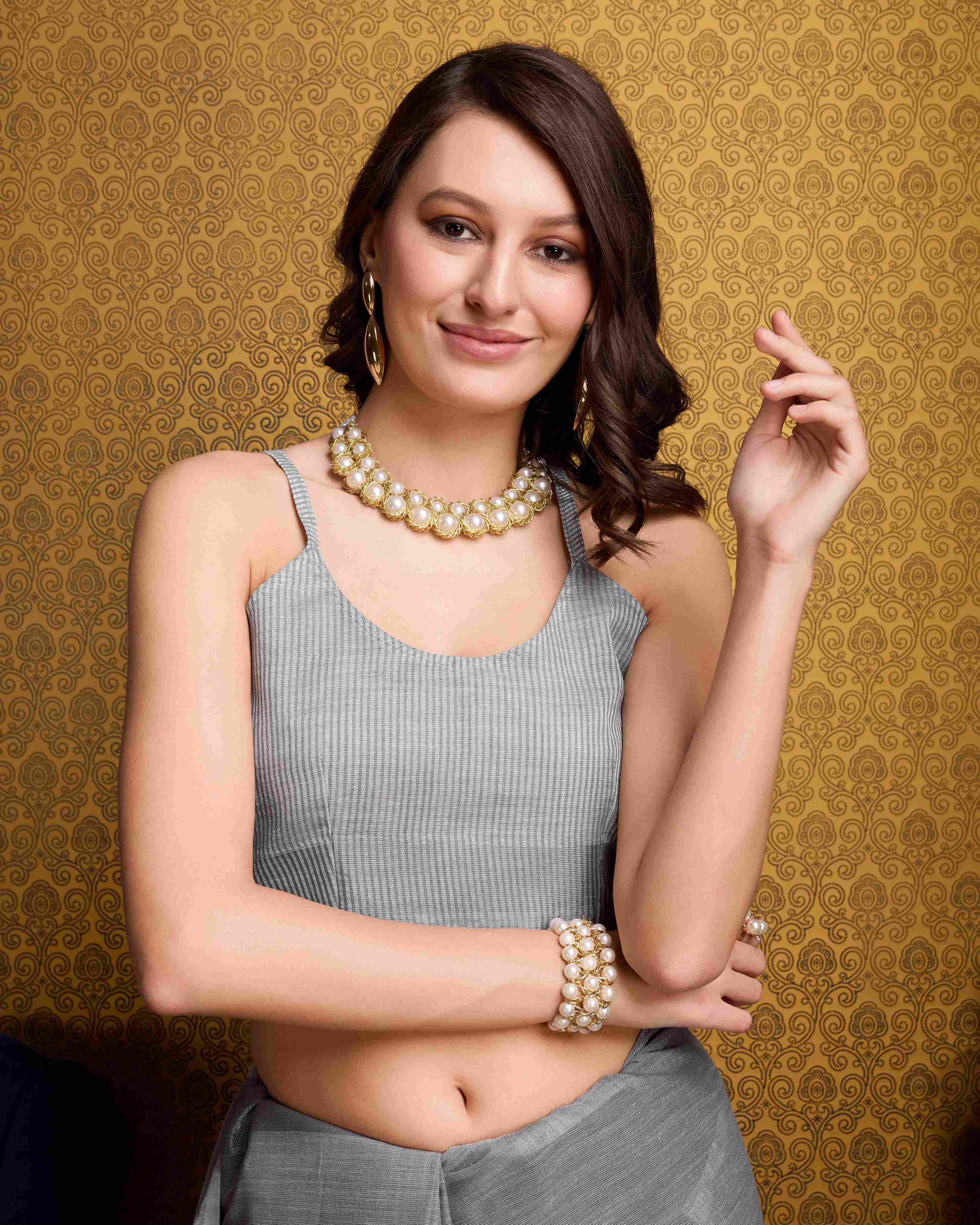 Grey  Cotton Linen Saree With Pure Cotton Unstitched Blouse Piece